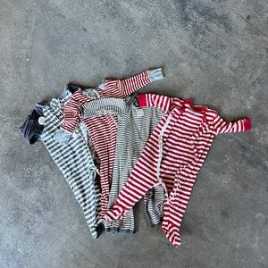 Primary, Burt’s Bees and Gerber Striped Cotton Bodysuit 3-6mo